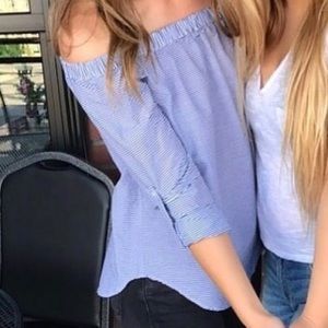 off the shoulder blouse